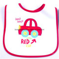 Custom Made Cartoon Printed Promotional Customized Cotton Terry Baby Wear Bib